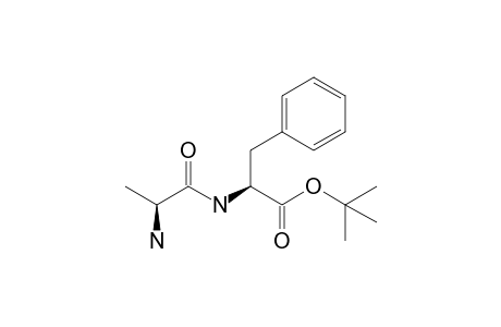 (2S)-2-[[(2S)-2-amino-1-oxopropyl]amino]-3-phenylpropanoic acid tert-butyl ester