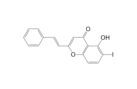 5-HYDROXY-6-IODO-2-STYRYLCHROMONE