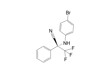 (R)-2-((4-bromophenyl)amino)-3,3,3-trifluoro-2-phenylpropanenitrile