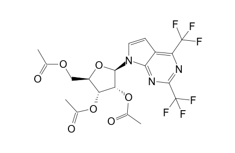 1-(2,3,5-Tri-O-acetyl-.beta.-D-ribofuranosyl)-2,4-bis(trifluoromethyl)-7H-pyrrolo[2,3-d]pyrimidine