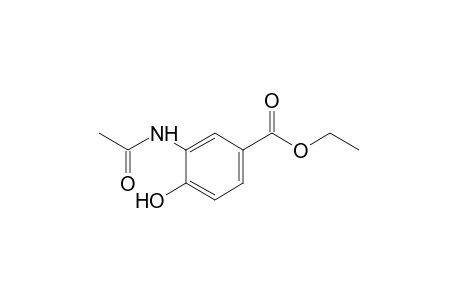 3-acetamido-4-hydroxybenzoic acid, ethyl ester