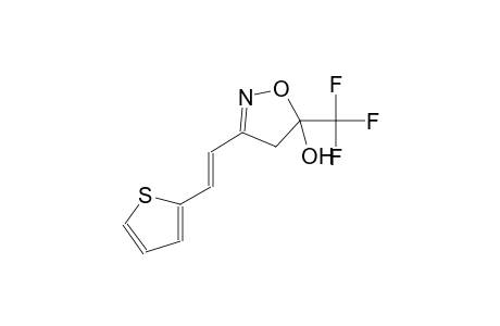 3-[(E)-2-(2-thienyl)ethenyl]-5-(trifluoromethyl)-4,5-dihydro-5-isoxazolol