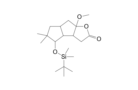 11-[(t-Butyldimethylsilyl)oxy]-6-methoxy-10,10-dimethyl-5-oxatricyclo[6.3.0.0(2,6)]undecan-4-one