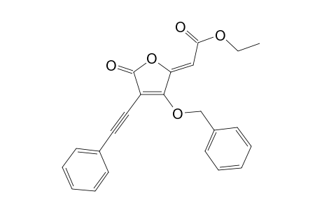 4-BENZYLOXY-5-[Z-2-(ETHOXYCARBONYLMETHYLIDENE)]-3-(PHENYLETHYNYL)-2-FURANONE