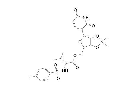 2',3'-Isopropylidene-5'-O-(N-p-toluenesulfonyl-dl-valyl)uridine