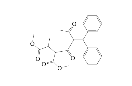 Butanedioic acid, 2-[2-(diphenylmethyl)-1,3-dioxobutyl]-3-methyl-, dimethyl ester