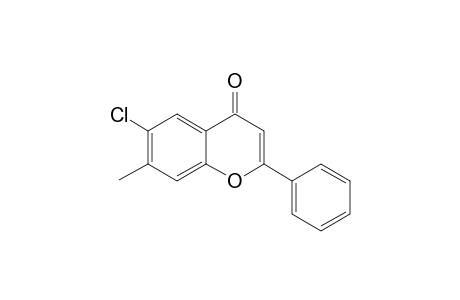 6-Chloro-7-methylflavone