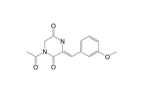 (3Z)-1-acetyl-3-m-anisylidene-piperazine-2,5-quinone