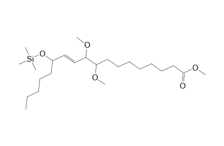 Methyl (11E)-9,10-dimethoxy-13-[(trimethylsilyl)oxy]-11-octadecenoate