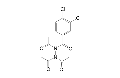 3,4-Dichlorobenzohydrazide, N,N',N'-triacetyl-