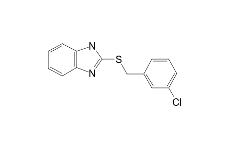 2-[[(3-chlorophenyl)methyl]thio]-1H-benzimidazole