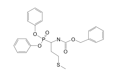 Diphenyl 1-benzyloxycarbonylamino-3-methylthio-propylphosphonate