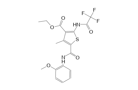 ethyl 5-[(2-methoxyanilino)carbonyl]-4-methyl-2-[(trifluoroacetyl)amino]-3-thiophenecarboxylate