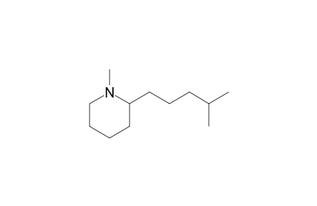 1-Methyl-2-(4-methyl-pentyl)-piperidine