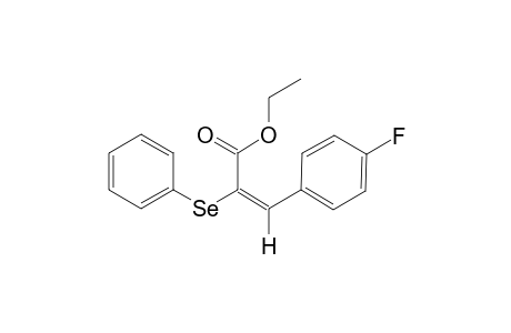 (E)-ETHYL-2-(PHENYLSELENO)-3-(4-FLUOROPHENYL)-2-PROPENOATE