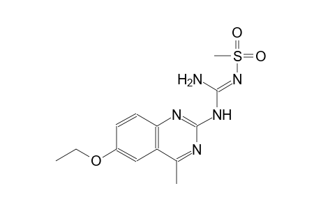 N-{(E)-amino[(6-ethoxy-4-methyl-2-quinazolinyl)amino]methylidene}methanesulfonamide