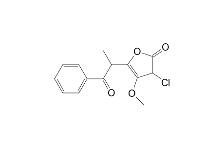 5-[(1-Benzoyl)ethyl]-3-chloro-4-methoxy-2(3H)-furanone