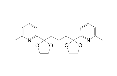 1,3-bis[2'-(2"-Methyl-6"-pyridyl)carbonyl]-propane - bis(Ethylene)-Ketal
