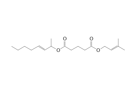 Glutaric acid, 3-methylbut-2-en-1-yl oct-3-en-2-yl ester