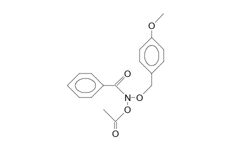 N-Acetoxy-benzohydroxamic acid, P-methoxy-benzyl ester