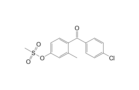 4-(4-Chlorobenzoyl)-3-methylphenyl methane sulfonate