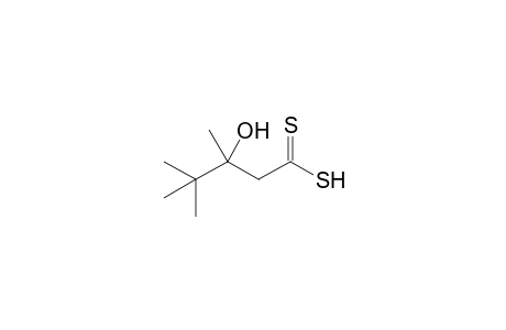 3-Hydroxy-3,4,4-trimethyl-dithiopentanoic acid