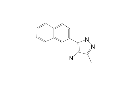 3-Methyl-5-(naphthalen-2-yl)-1H-pyrazol-4-amine