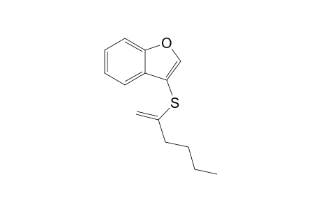 2-Benzo[b]furan-3-yl hex-1-en-1-yl sufide