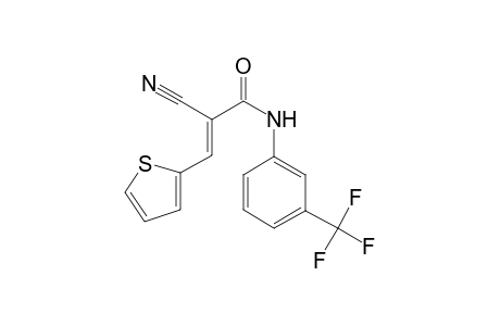 (2E)-2-cyano-3-(2-thienyl)-N-[3-(trifluoromethyl)phenyl]-2-propenamide