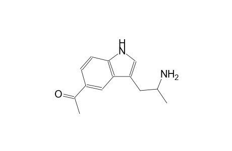 ethanone, 1-[3-(2-aminopropyl)-1H-indol-5-yl]-