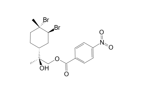 (1S,2S,4R,8R)-1,2-Dibromo-8-hydroxy-P-menth-9-yl-4'-nitrobenzoate