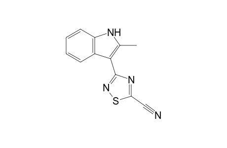 5-Cyano-3-(2-methylindol-3-yl)-1,2,4-thiadiazole