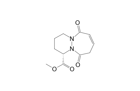 6H-Pyridazino[1,2-a][1,2]diazepine-1-carboxylic acid, 1,2,3,4,9,10-hexahydro-6,10-dioxo-, methyl ester, (S)-
