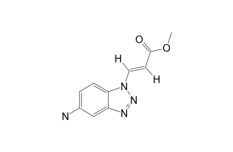 METHYL-(E)-3-[5-AMINOBENZOTRIAZOL-1-YL]-PROPENOATE