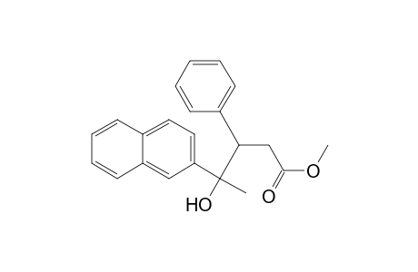 4-Hydroxy-4-(2-naphthalenyl)-3-phenylpentanoic acid methyl ester