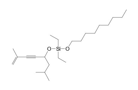 Silane, diethyl(2,7-dimethyloct-1-en-3-yn-5-yloxy)nonyloxy-