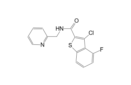 3-chloro-4-fluoro-N-(2-pyridinylmethyl)-1-benzothiophene-2-carboxamide