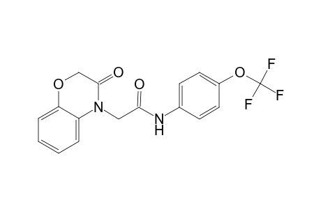 2H-1,4-benzoxazine-4-acetamide, 3,4-dihydro-3-oxo-N-[4-(trifluoromethoxy)phenyl]-