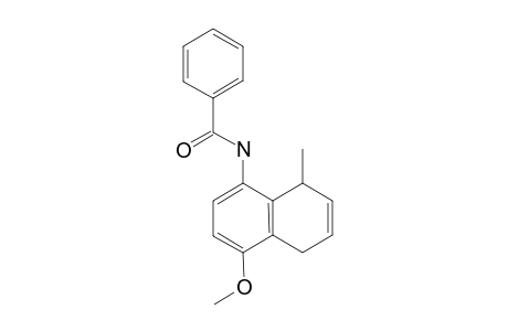 1-Methyl-5-methoxy-8-((benzoylamino)-1,4-dihydronaphthalene