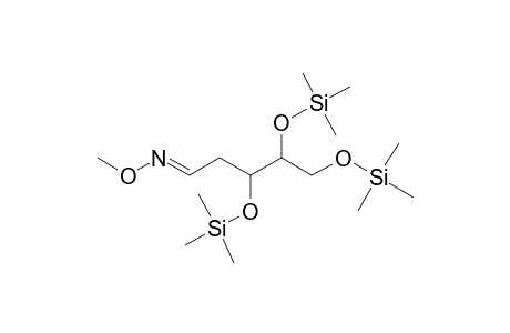 d-Erythro-pentose, 2-deoxy-3,4,5-tris-O-(trimethylsilyl)-, O-methyloxime