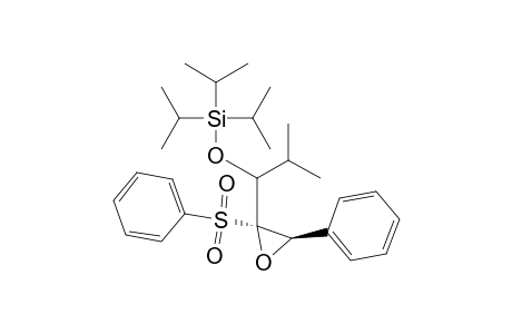 2-[2'-Methyl-1'-(triisopropylsiloxy)propyl]-3-phenyl-2-(phenylsulfonyl)oxirane