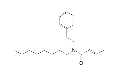 Crotonamide, N-(2-phenylethyl)-N-octyl-