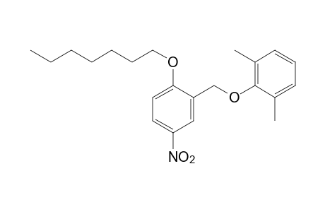 2-(Heptyloxy)-5-nitrobenzyl 2,6-xylyl ether