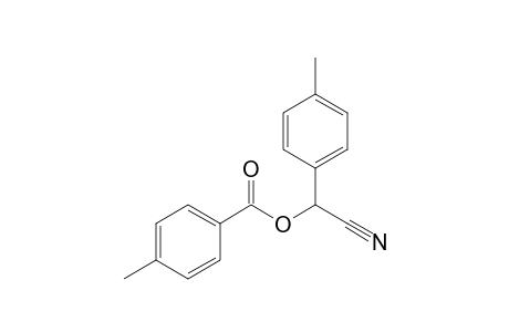 4-Methylbenzoic acid cyano(4-methylphenyl)methyl ester
