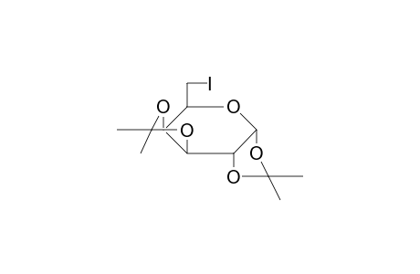 6-Deoxy-1,2:3,4-di-O-isopropylidine-6-iodo-.alpha.-D-galactopyranose