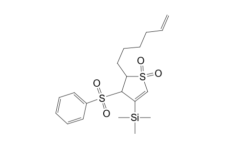 (3-besyl-2-hex-5-enyl-1,1-diketo-2,3-dihydrothiophen-4-yl)-trimethyl-silane
