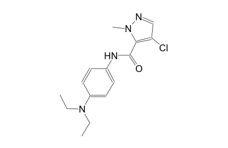 4-chloro-N-[4-(diethylamino)phenyl]-1-methyl-1H-pyrazole-5-carboxamide