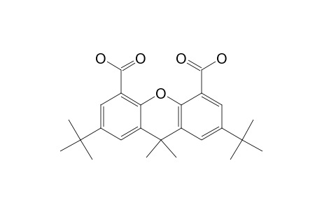 2,7-Di-tert-butyl-9,9-dimethylxanthene-4,5-dicarboxylic acid