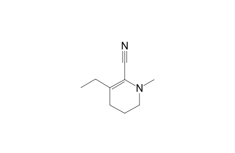 1-Methyl-2-cyano-3-ethyl-2-piperideine