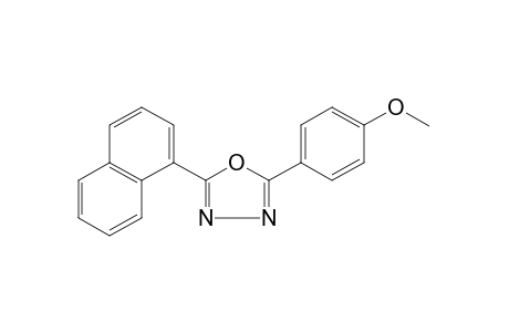 2-(p-methoxyphenyl)-5-(1-naphthyl)-1,3,4-oxadiazole